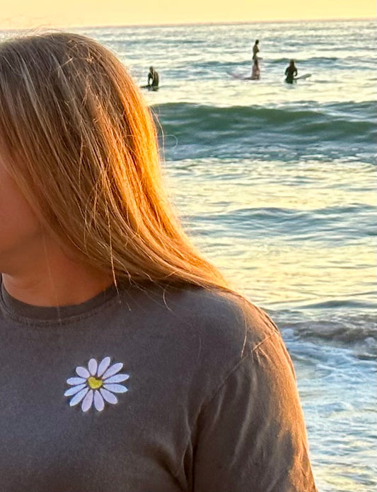 Daisy Embroidered T-Shirt