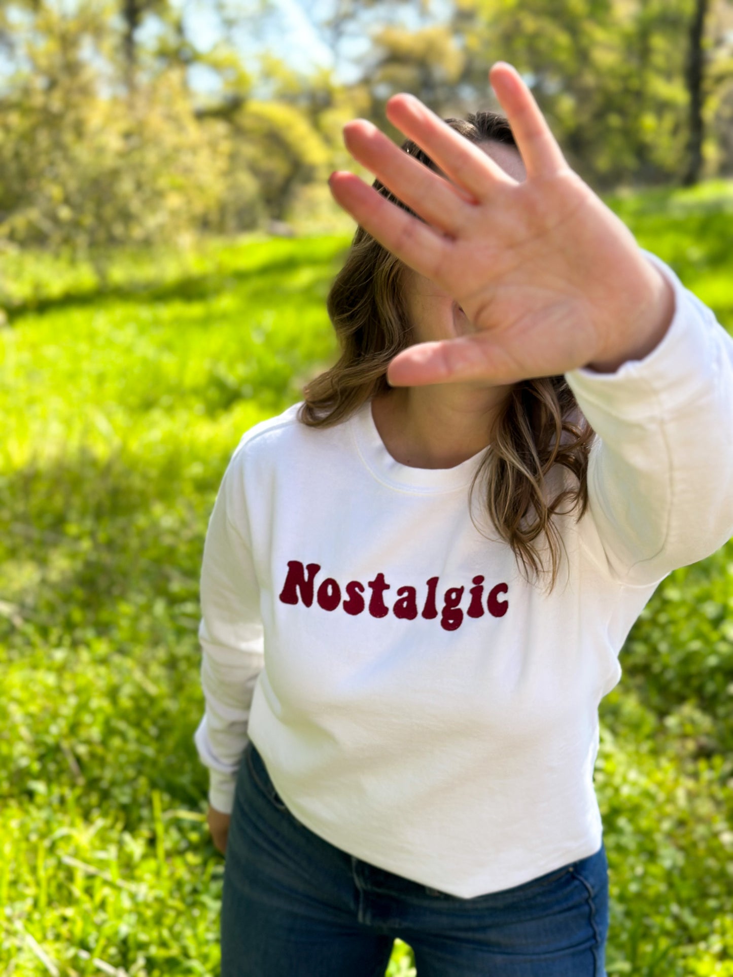 Nostalgic Embroidered Sweatshirt