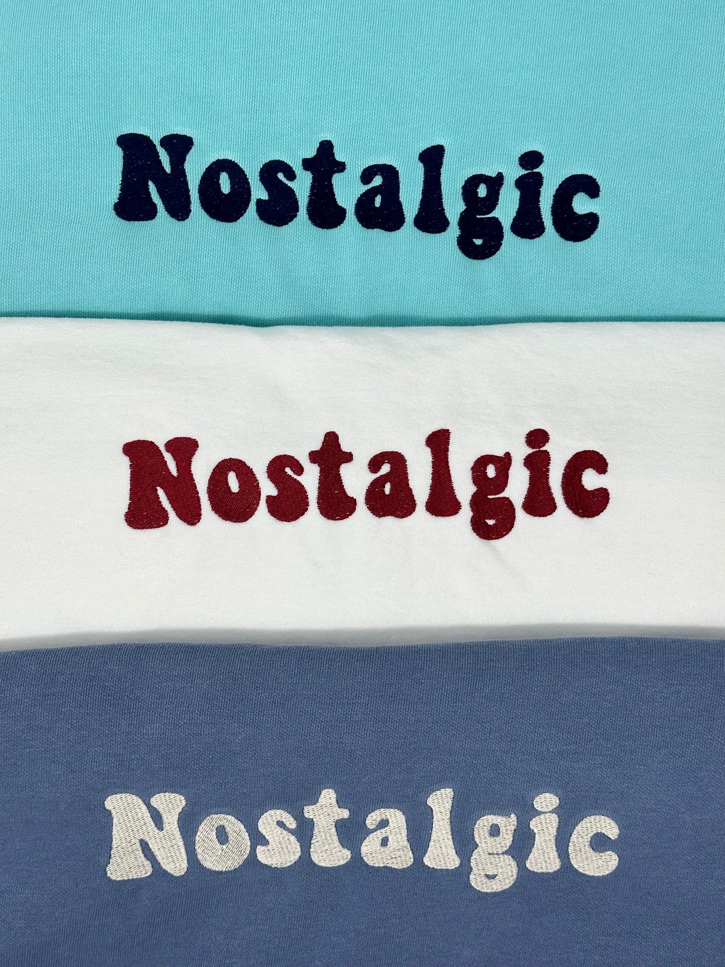 Nostalgic Embroidered Sweatshirt